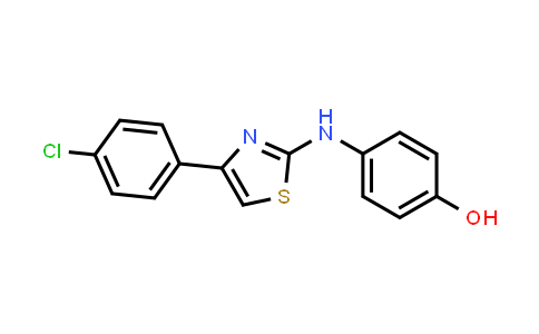 4-[[4-(4-Chlorophenyl)-2-thiazolyl]amino]phenol