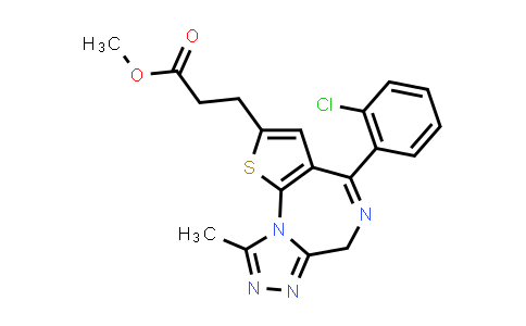 4-(2-Chlorophenyl)-9-methyl-6H-thieno[3,2-f][1,2,4]triazolo[4,3-a][1,4]diazepine-2-propanoic acid methyl ester
