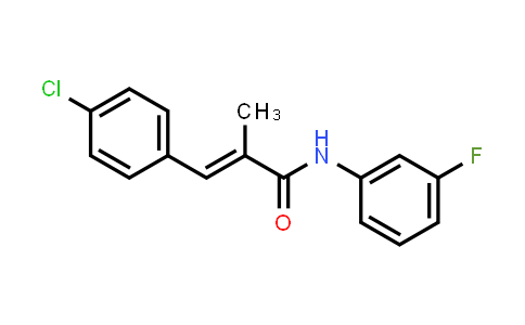 (E)-3-(4-Chlorophenyl)-N-(3-Fluorophenyl)-2-Methylprop-2-Enamide