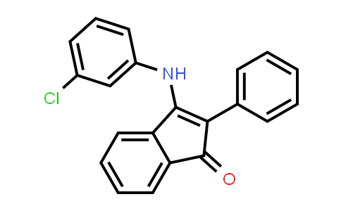 3-((3-chlorophenyl)amino)-2-phenylinden-1-one