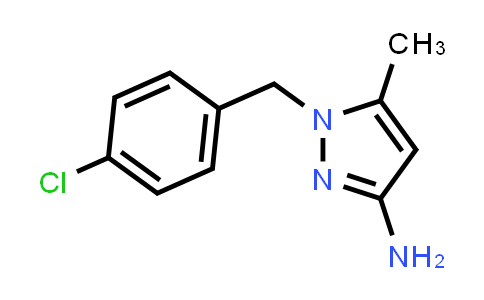 1-[(4-Chlorophenyl)methyl]-5-methyl-pyrazol-3-amine