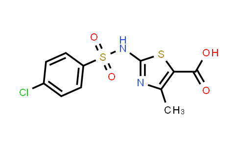 2-{[(4-Chlorophenyl)sulfonyl]amino}-4-methyl-1,3-thiazole-5-carboxylic acid