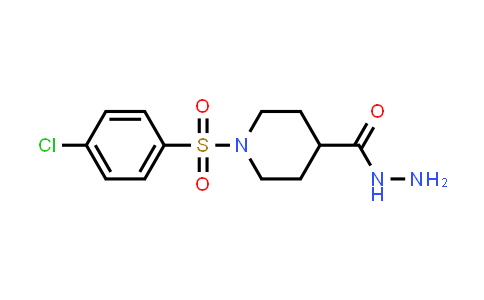 1-[(4-Chlorophenyl)sulfonyl]piperidine-4-carbohydrazide