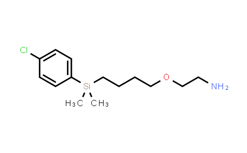 (2-{4-[(4-Chlorophenyl)(dimethyl)silyl]butoxy}ethyl)amine