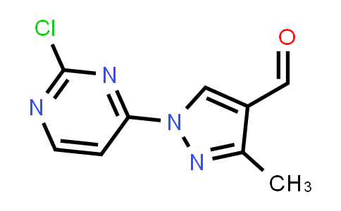 1-(2-Chloropyrimidin-4-yl)-3-methyl-1H-pyrazole-4-carbaldehyde