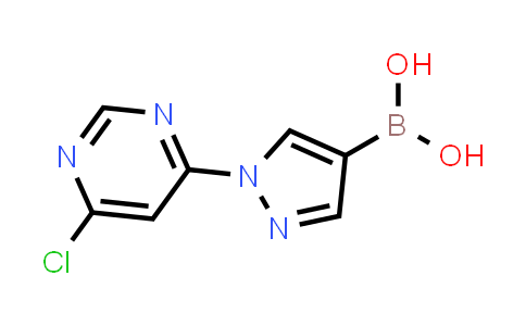 1-(6-Chloropyrimidin-4-yl)pyrazole-4-boronic acid