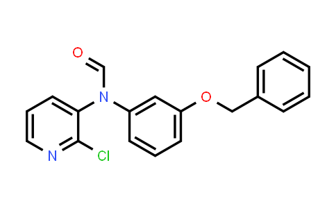 (2-chloro(3-pyridyl))-N-(3-(phenylmethoxy)phenyl)formamide