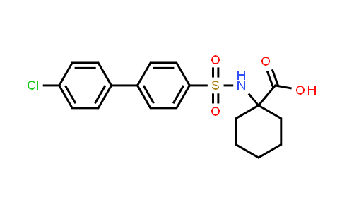 1-{[(4'-chloro[1,1'-biphenyl]-4-yl)sulfonyl]amino}cyclohexanecarboxylic acid