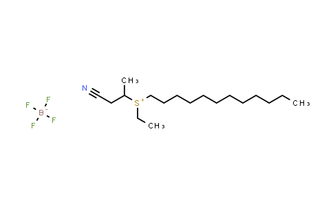 (1-Cyano-2-propanyl)(dodecyl)ethylsulfonium tetrafluoroborate