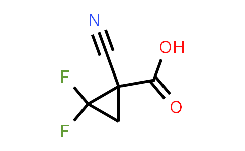 1-Cyano-2,2-difluorocyclopropanecarboxylic acid