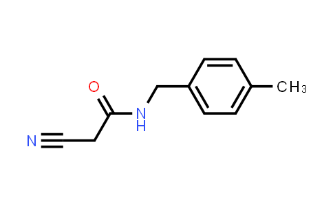 2-Cyano-N-(4-methylbenzyl)acetamide
