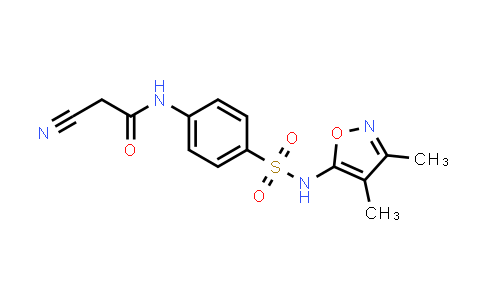 2-Cyano-N-(4-{[(3,4-dimethylisoxazol-5-yl)amino]sulfonyl}phenyl)acetamide