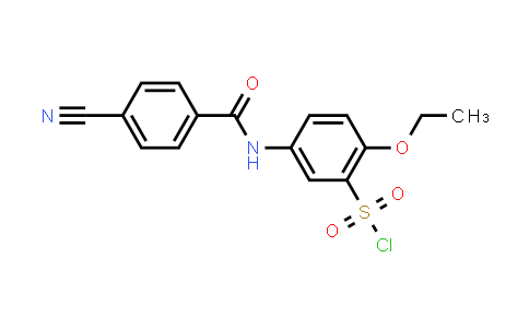 5-(4-Cyanobenzoylamino)-2-ethoxy-benzenesulfonyl chloride