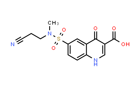 6-{[(2-Cyanoethyl)(methyl)amino]sulfonyl}-4-oxo-1,4-dihydroquinoline-3-carboxylic acid