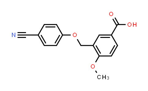3-[(4-Cyanophenoxy)methyl]-4-methoxybenzoic acid