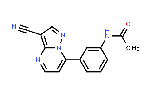 N-[3-(3-Cyanopyrazolo[1,5-a]pyrimidin-7-yl)phenyl]acetamide
