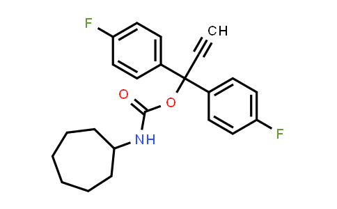 N-Cycloheptylcarbamic Acid 1,1-Bis(4-Fluorophenyl)-2-Propynyl Ester
