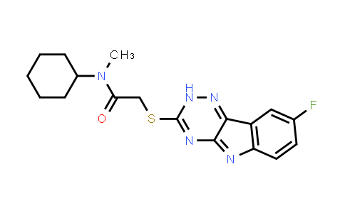 N-Cyclohexyl-2-[(8-Fluoro-2H-1,2,4-Triazino[5,6-b]Indol-3-Yl)Thio]-N-Methyl-Acetamide