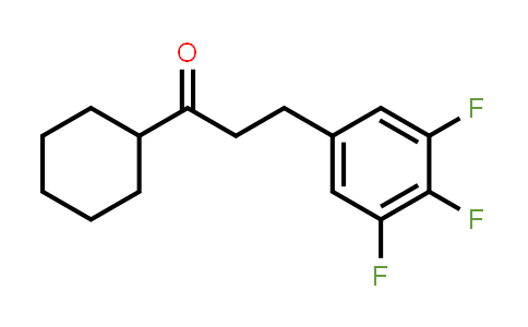 1-Cyclohexyl-3-(3,4,5-trifluorophenyl)-1-propanone