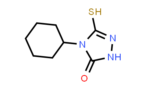 4-Cyclohexyl-5-mercapto-2,4-dihydro-3H-1,2,4-triazol-3-one