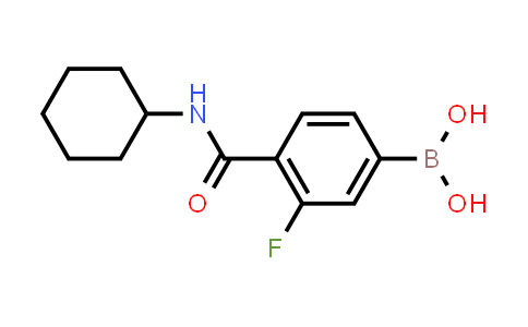 B-[4-[(Cyclohexylamino)Carbonyl]-3-Fluorophenyl]-Boronic Acid