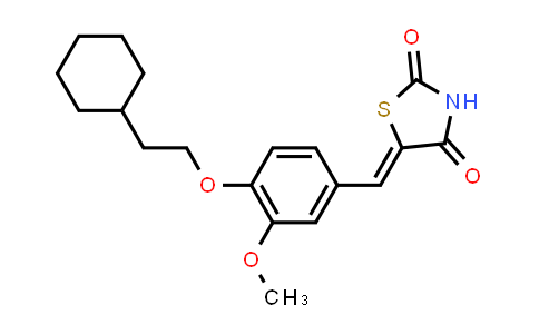 5-[[4-(2-Cyclohexylethoxy)-3-methoxyphenyl]methylene]-2,4-thiazolidinedione