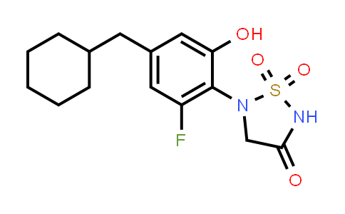 5-[4-(Cyclohexylmethyl)-2-fluoro-6-hydroxyphenyl]-1,2,5-thiadiazolidin-3-one 1,1-dioxide