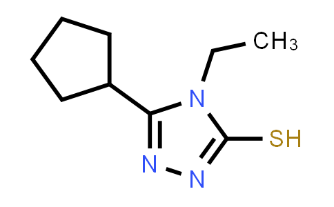 5-Cyclopentyl-4-ethyl-4H-1,2,4-triazole-3-thiol