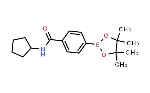 N-Cyclopentyl-4-(4,4,5,5-tetraMethyl-1,3,2-dioxaborolan-2-yl)benzaMide
