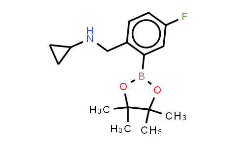 2-(环丙基氨基甲基)-5-氟苯硼酸频那醇酯