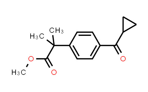 4-(Cyclopropylcarbonyl)-alpha,alpha-dimethylbenzeneacetic acid methyl ester