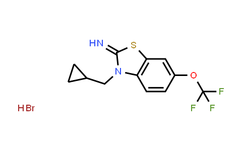 3-(Cyclopropylmethyl)-6-(Trifluoromethoxy)-1,3-Benzothiazol-2-Imine Hydrobromide