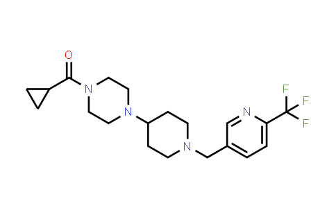 Cyclopropyl[4-(1-{[6-(trifluoromethyl)-3-pyridinyl]methyl}-4-piperidinyl)-1-piperazinyl]methanone