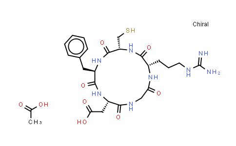 Cyclo(-Arg-Gly-Asp-D-Phe-Cys) acetate salt