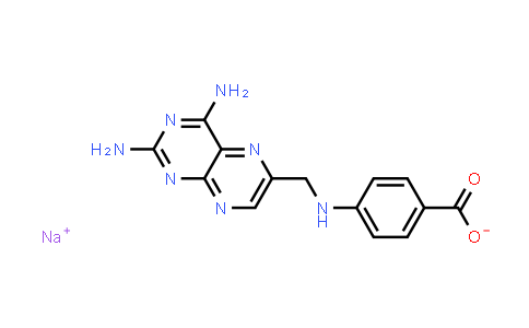 4-(N-[2,4-Diamino-6-pteridinylmethyl]amino)benzoic acid sodium salt