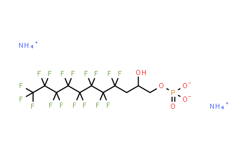 Diammonium (4,4,5,5,6,6,7,7,8,8,9,9,10,10,11,11,11-heptadecafluoro-2-hydroxy-undecyl) phosphate
