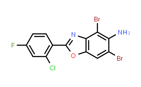 4,6-Dibromo-2-(2-chloro-4-fluorophenyl)-1,3-benzoxazol-5-amine
