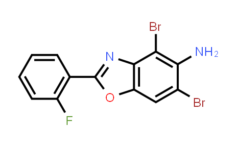 4,6-Dibromo-2-(2-fluorophenyl)-1,3-benzoxazol-5-amine