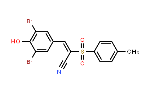 3-(3,5-dibromo-4-hydroxyphenyl)-2-((4-methylphenyl)sulfonyl)prop-2-enenitrile