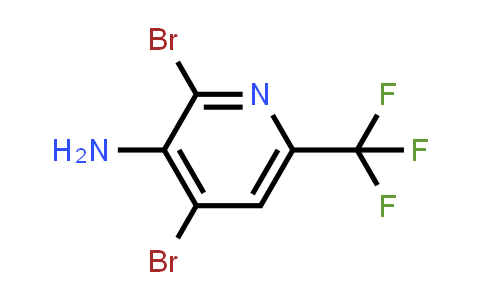 2,4-dibromo-6-(trifluoromethyl)pyridin-3-amine