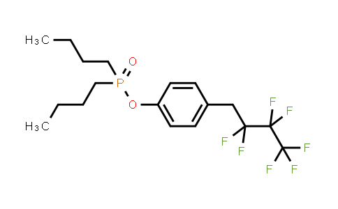 Dibutylphosphinic Acid p-(2,2,3,3,4,4,4-Heptafluorobutyl)Phenyl Ester