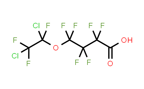 4-(1,2-dichloro-1,2,2-trifluoro-ethoxy)-2,2,3,3,4,4-hexafluoro-butanoic acid