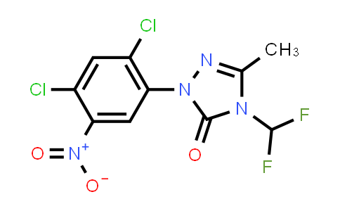 2-(2,4-Dichloro-5-nitrophenyl)-4-(difluoromethyl)-2,4-dihydro-5-methyl-3H-1,2,4-triazol-3-one