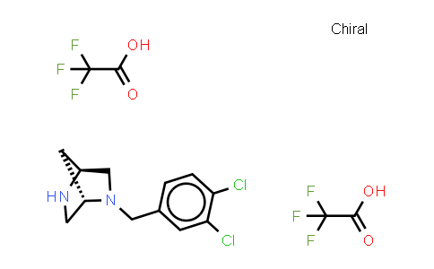 (1S,4S)-(+)-2-(3,4-Dichloro-Benzyl)-2,5-Diaza-Bicyclo[2.2.1]Heptane di(trifluoromethylacetate)