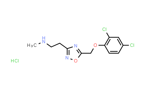 (2-{5-[(2,4-Dichlorophenoxy)methyl]-1,2,4-oxadiazol-3-yl}ethyl)methylamine hydrochloride