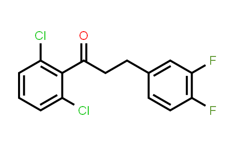 1-(2,6-Dichlorophenyl)-3-(3,4-difluorophenyl)-1-propanone