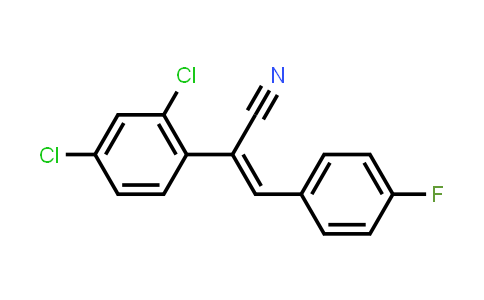 2-(2,4-Dichlorophenyl)-3-(4-fluorophenyl)prop-2-enenitrile