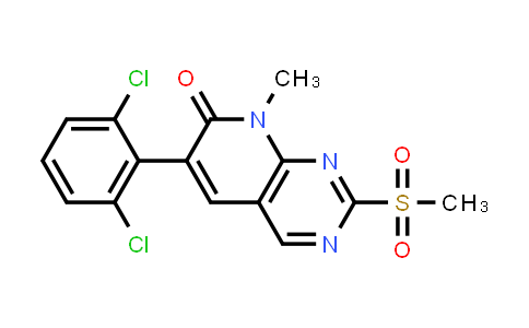 6-(2,6-Dichlorophenyl)-8-methyl-2-methylsulfonyl-8H-pyrido[2,3-d]pyrimidin-7-one