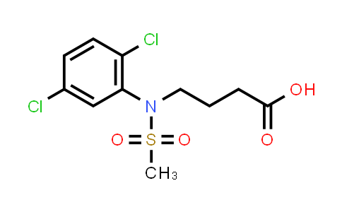 4-[(2,5-Dichlorophenyl)(methylsulfonyl)amino]butanoic acid