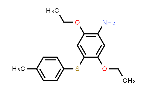 2,5-Diethoxy-4-((4-methylphenyl)thio)aniline